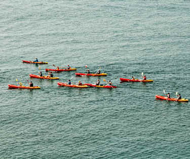 Familiesjov på havet