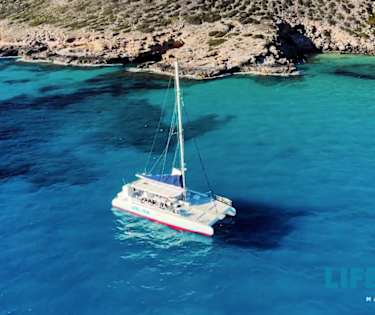 Solnedgange opleves bedst fra havet.