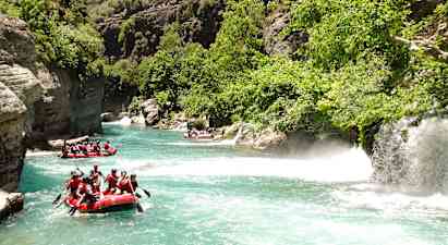 Rafting og canyoning fra Alanya