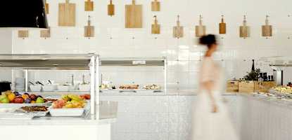 Hotellets buffetrestaurant