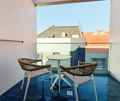 1-værelses lejlighed med hems og balkon