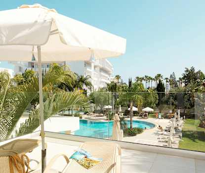 Dobbeltværelse med stor balkon