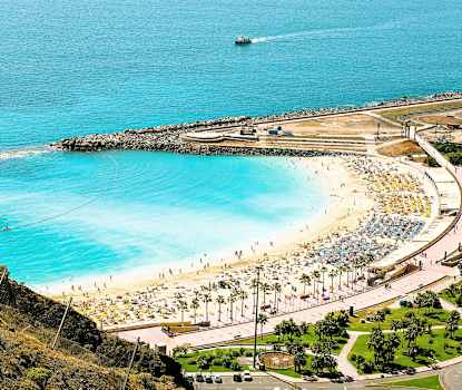 Udsigt over Playa de Amadores