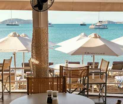Udsigt fra hotellets bar