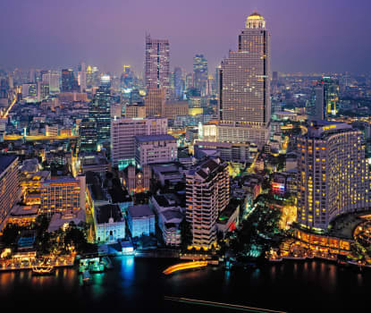 Udsigt over Bangkok