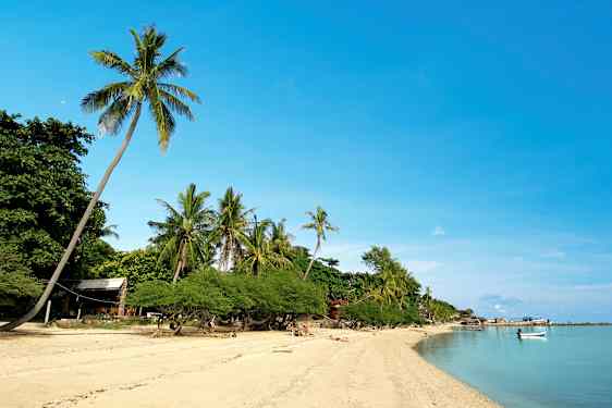 Sunset Beach, også kaldet Hat Rin, Koh Pha Ngan