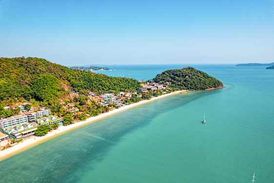 Stranden i Cape Panwa