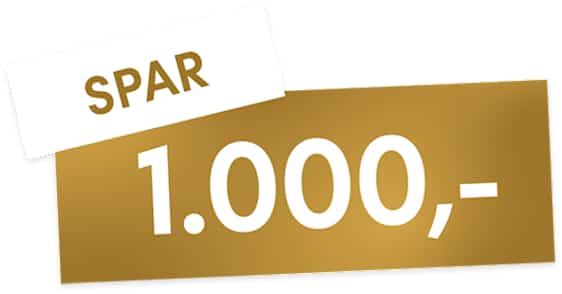 Spar 1000 kr.