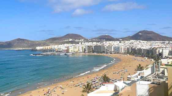 Las Canteras på Las Palmas