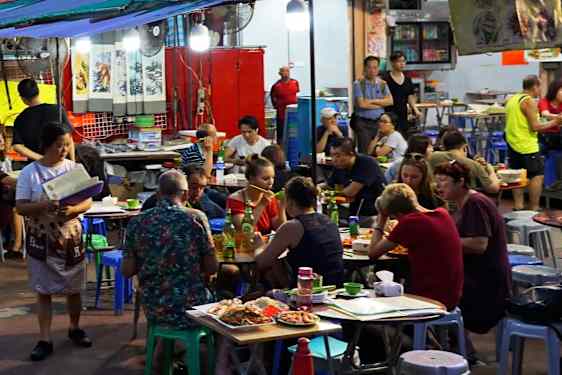 Streetfood ved Night Market