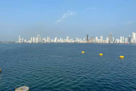 Skyline Cartagena i Colombia