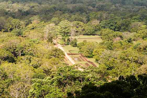Udsigt over smuk natur