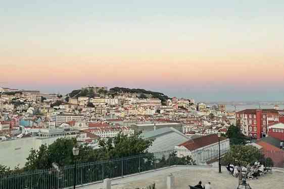 Lissabon set oppefra