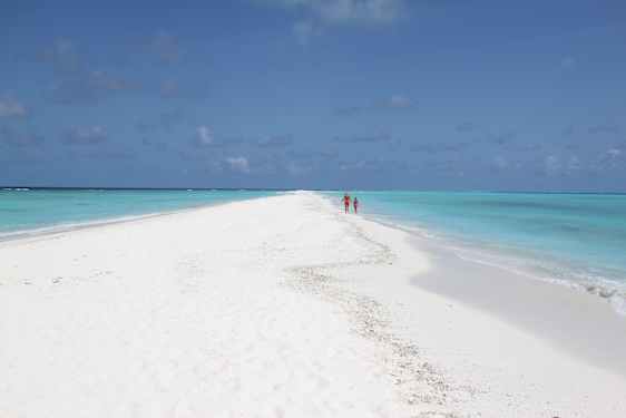 Der findes børnevenlige strande på Maldiverne