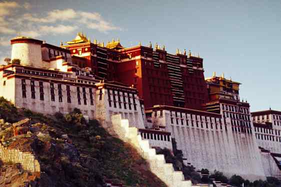 Lhasa Potala i Tibet