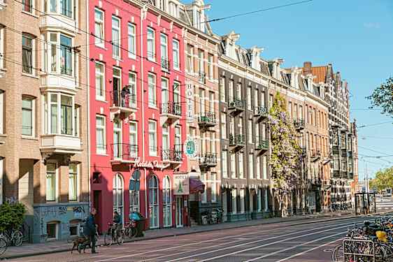 farverige facader i Paris