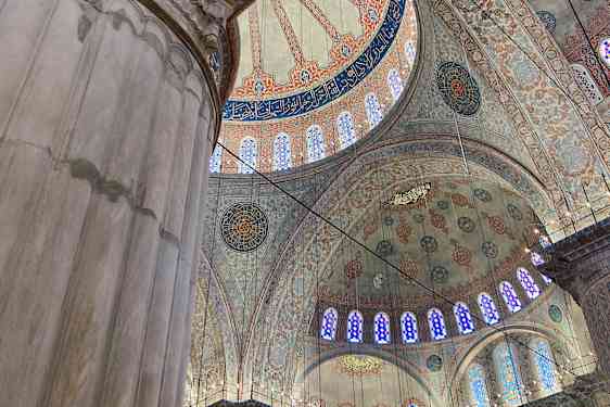 Smukke mosaikker i Den Blå Moske