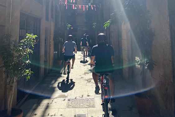 På cykel gennem Barcelona