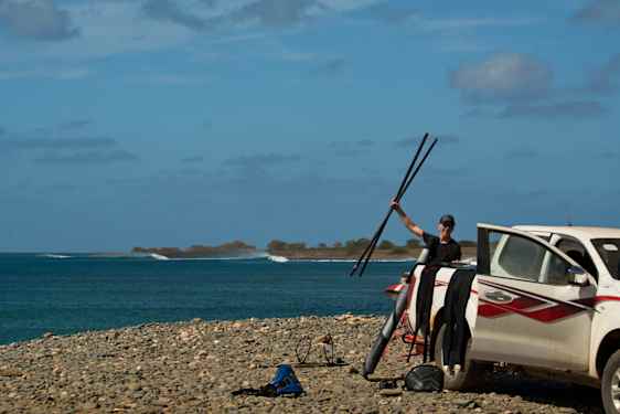 Nöjd efter lyckad session uppe vid Alibaba
