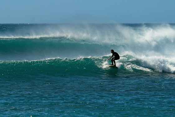 Långa fina vågor för SUP 