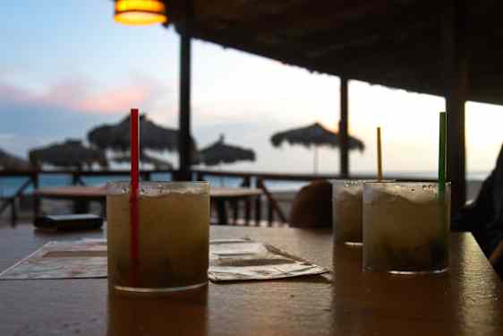 Drink i solnedgången