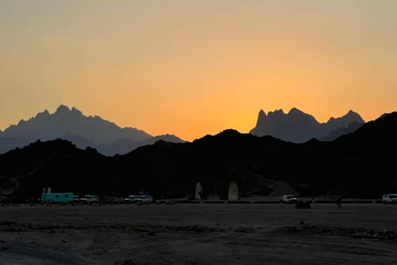 Smuk solnedgang