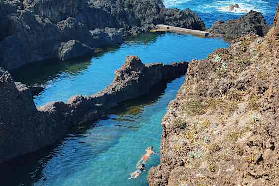 Havbadene i Porto Moniz