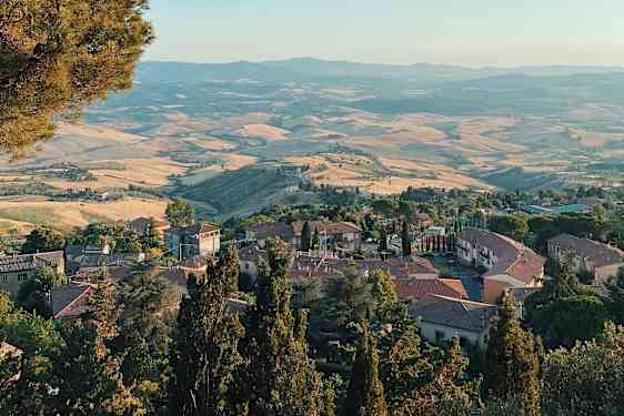 Magisk udsigt i Volterra