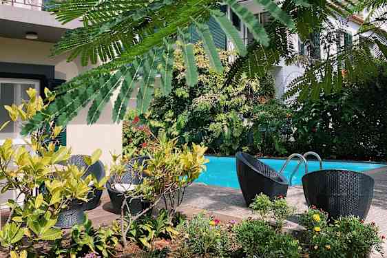 En lille grøn oase i Lido-området, Hotel Vila Vicencia