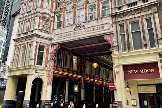 Indgangen til Leadenhall Market
