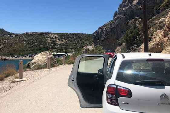 Bil på Rhodos