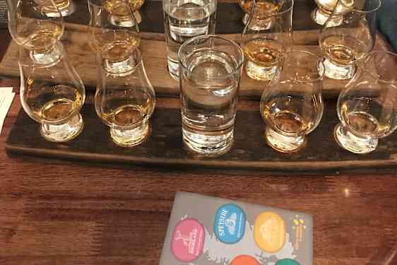 Mange forskellige whiskeyglas til whiskeysmagning