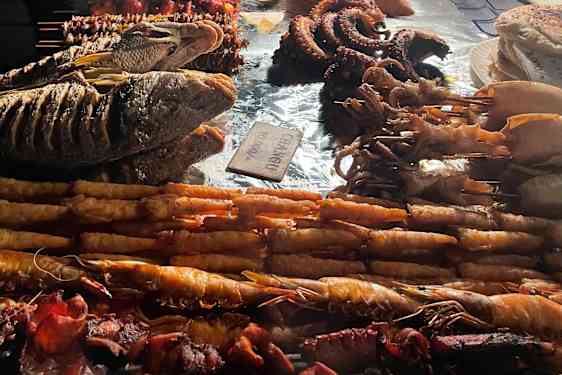 Madudvalg på Night Market