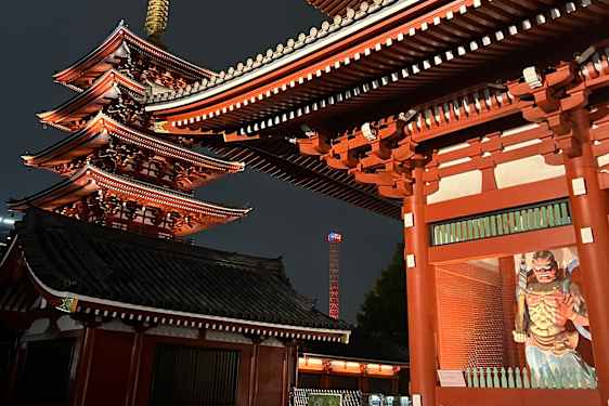 Tokyos ældste buddhistiske tempel er Senso-ji