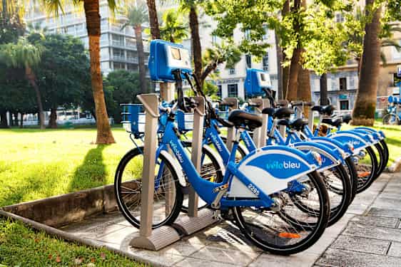 Lej en cykel, når du besøger Nice