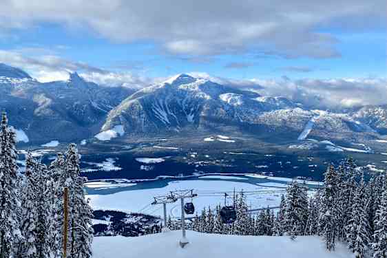 Revelstoke skiløb i Canada