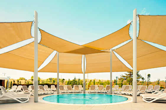 Overdækket babypool