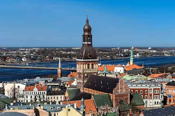 Udsigt ud over Riga