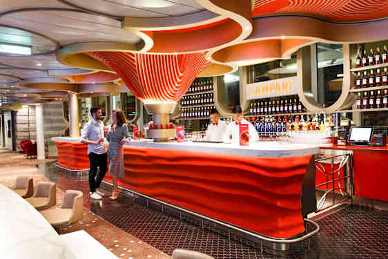 Bar ombord på et Costa skib
