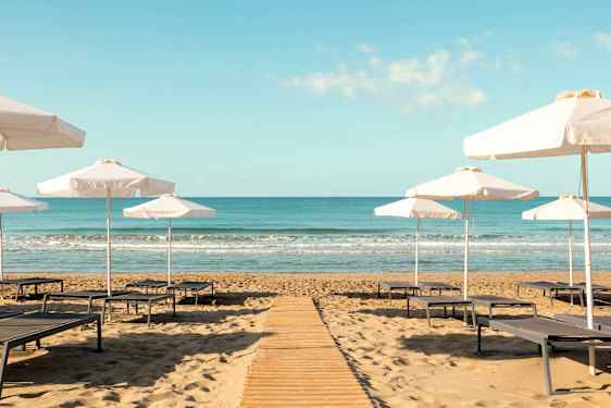 Stranden ved Ocean Beach Club Kreta