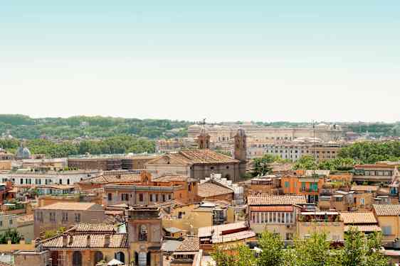 Udsigt over Roms tage