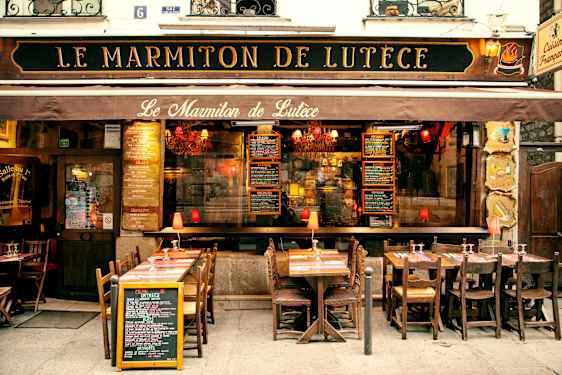 En smuk restaurant i paris