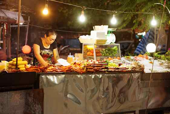 Marked på Kamala Beach