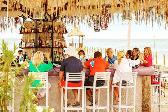 Strandrestaurant i Bulgarien