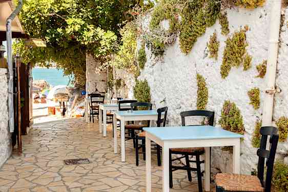 Restaurang på Lefkas