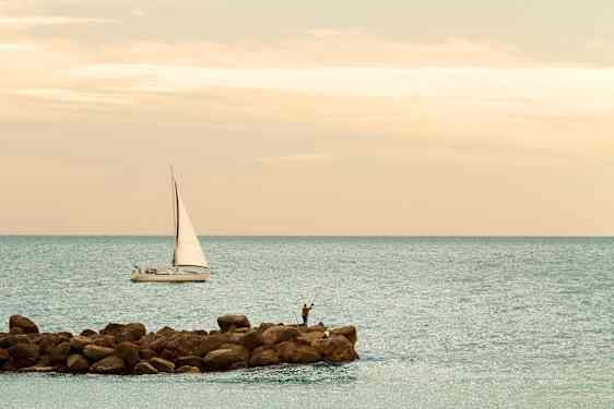 Båd i vandet på Gran Canaria