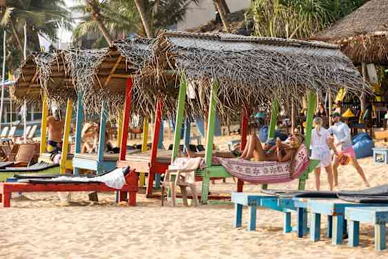 liggestole på stranden