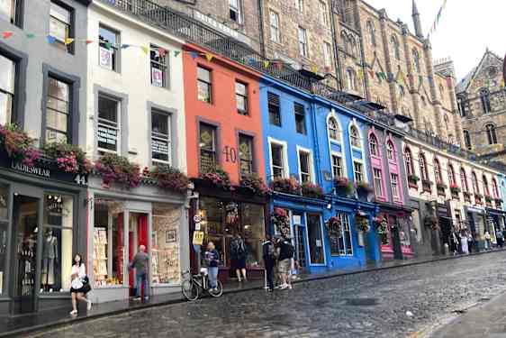 Farverige husfacader