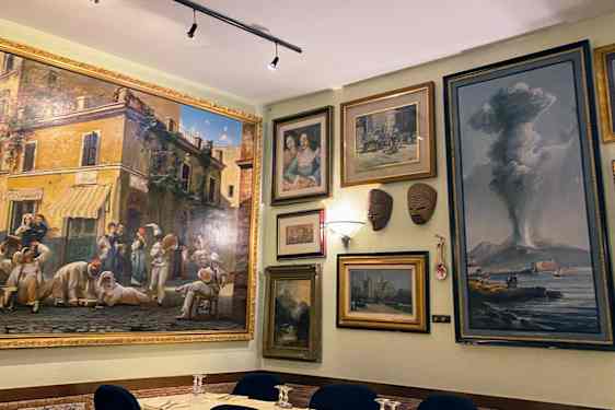 Kunst på væggen i Alle Fratte di Trastevere