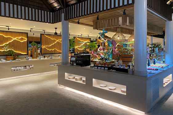 Buffetrestaurant på Veligandu